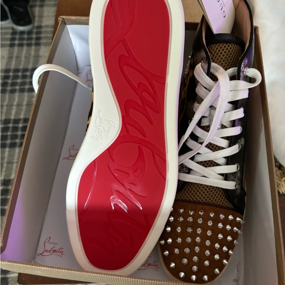 Christian louboutin lepoard sneaker. Brand new never worn. - Picture 3 of 4